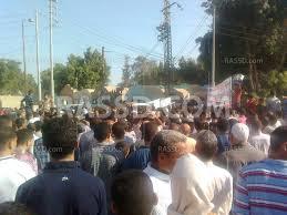 عشرات الآلاف يشيعون شهيدة الفيوم