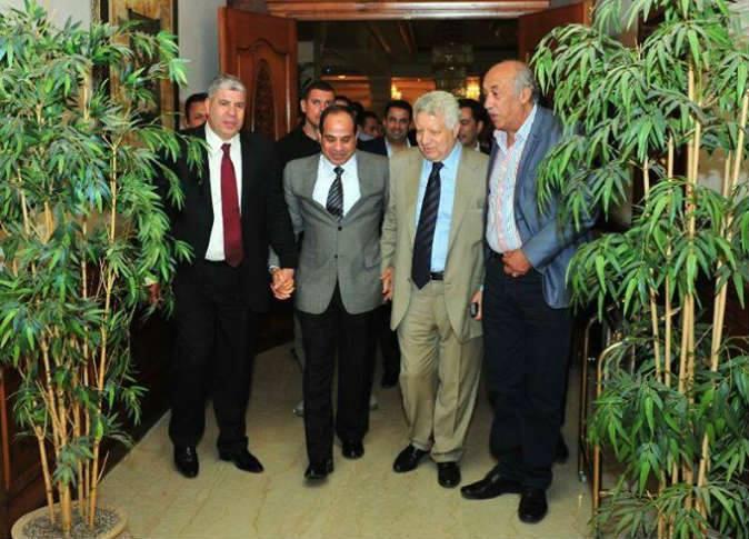 أول إنجازات سيادة المشير سياسيا.. صلح مرتضى وشوبير