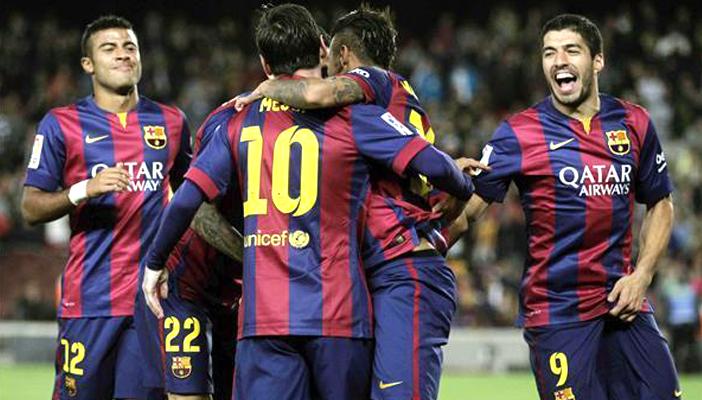 بالفيديو.. برشلونة يدك شباك خيتافي بسداسية نظيفة