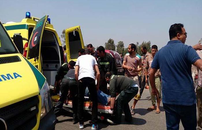 إصابة 3 أشخاص بينهم حالة خطرة في حادث مروري بكفر الشيخ