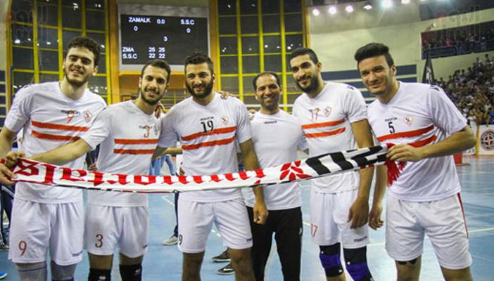 الزمالك يتوج بلقب الدوري في الكرة الطائرة