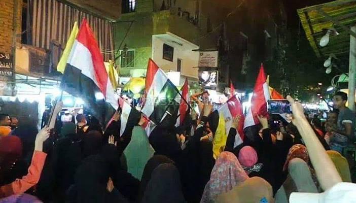 مظاهرات ليلية لمعارضي حكم العسكر