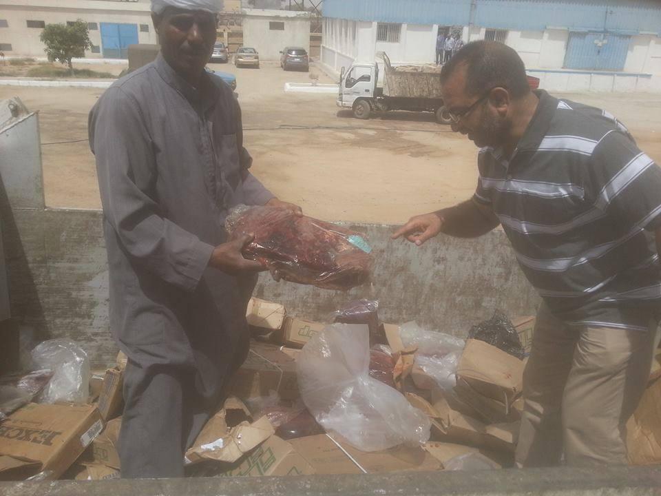 مباحث التموين تضبط 5700 كجم كبدة مجمدة منتهية الصلاحية بالشرقية