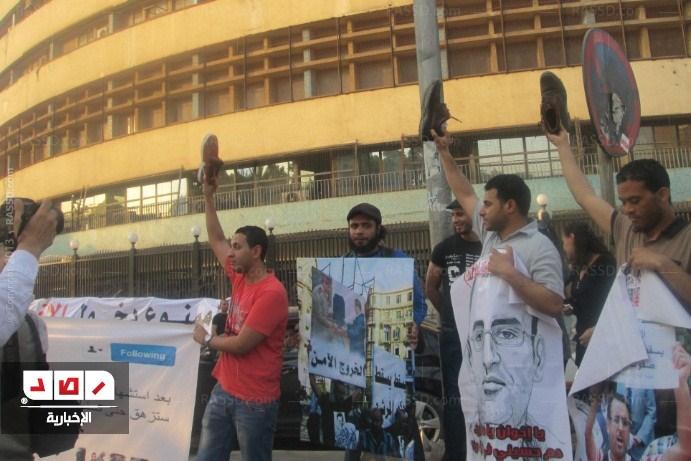 وقفة بالجزم لـ”حركة الحسيني أبو ضيف” أمام”ماسبيرو”