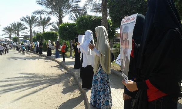 فعاليات ضد الانقلاب لطلاب جامعة الأزهر بتفهنا الأشراف