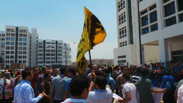 مسيرة لطلاب جامعة دمنهور للمطالبة بالإفراج عن المعتقلين