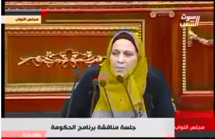 بالفيديو.. كلمة نائبة بالبرلمان تثير سخرية مواقع التواصل الاجتماعي