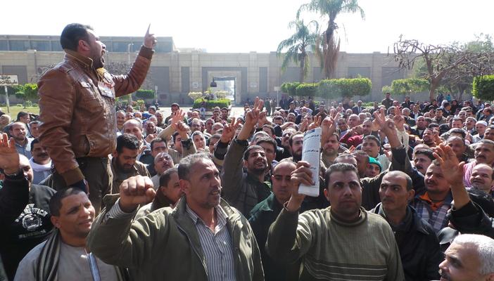 اعتقال محتجين بشركة “أسيك سبيرتو” على قرار إنهاء عملهم