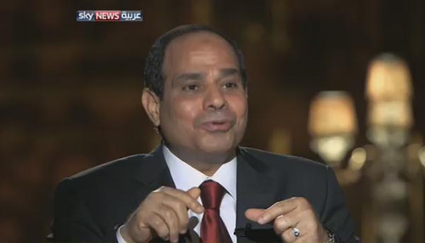 السيسي: الجيش تدخل لمنع المصريين من التقاتل