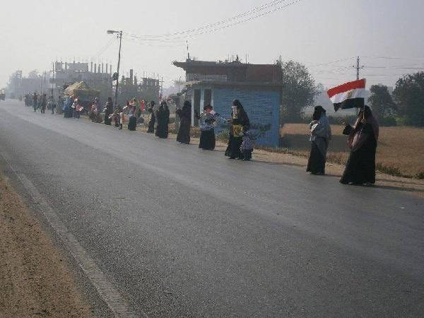 سلاسل بشرية بالشرقية في أسبوع “باطل ما يحكمش”
