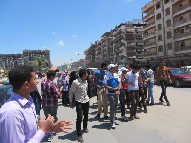 مسيرة لحركة طلاب ضد الانقلاب ببورسعيدرتنديدًا بحكم العسكر