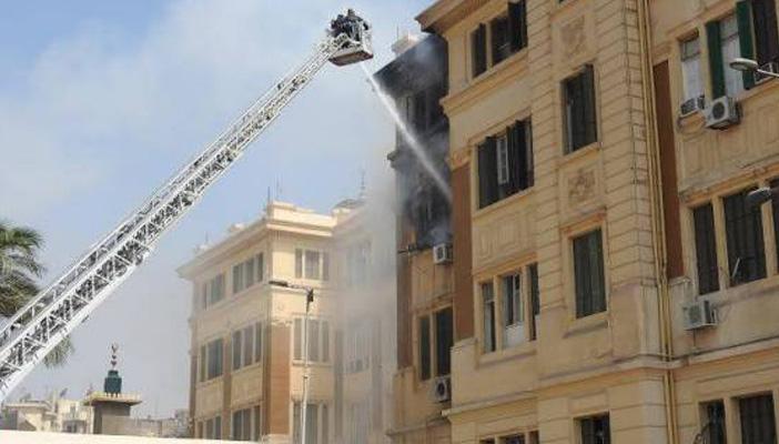 حريق يلتهم غرفتي التخطيط بمحافظة القاهرة.. ومصدر مسؤول: بفعل فاعل