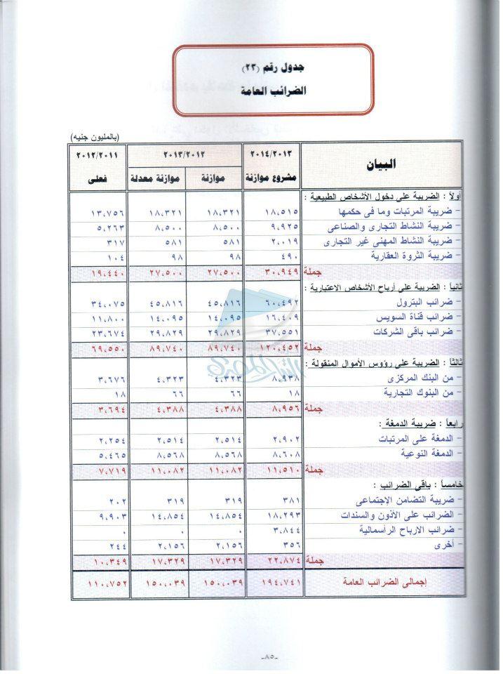 “التيار المصري” يكشف عن خطأ حسابي في موازنة 2013-2014