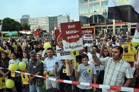 حملات للمصريين بأمريكا لمقاطعة انتخابات رئاسة الانقلاب