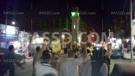 رغم الكثافة الأمنية..مسيرة بالإسماعيلية مناهضة للانقلاب