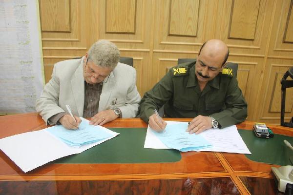 القوات المسلحة تنفذ كوبري عائم بالمنوفية خلال 15 يوم