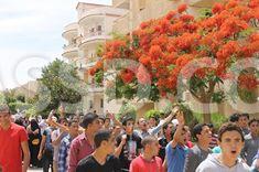 طلاب مدارس ينظمون مسيرة ضد الانقلاب بالعاشر من رمضان