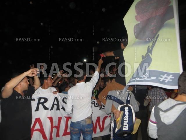 ألتراس نهضاوي يقود مسيرة ليلية بالسنطة