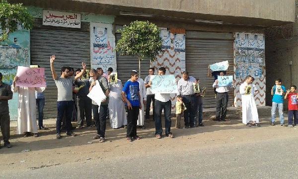 وقفة تضامنية مع المعتقلين بـ “ميت المخلص” في الغربية