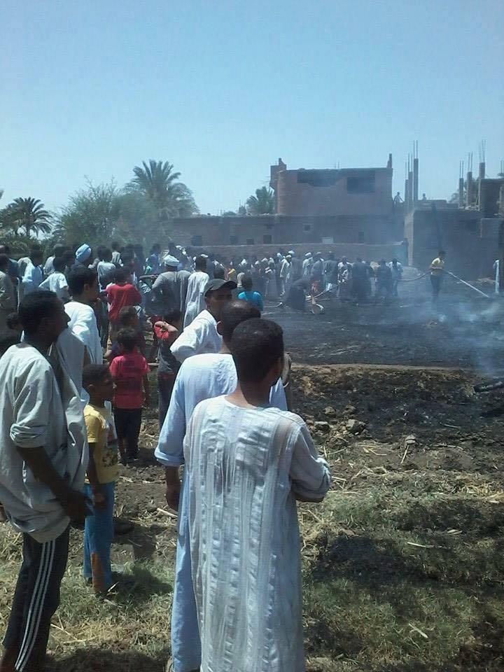 بالصور.. حريقان بأسوان وأسيوط دون خسائر بشرية