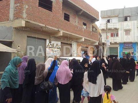 مسيرة مناهضة للانقلاب العسكري بالإسماعيلية