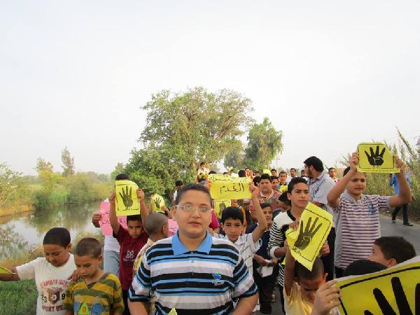 فعاليات مناهضة للانقلاب في كفر الشيخ