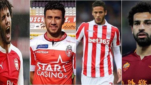 10 لاعبين محترفين ينضمون لمعسكر المنتخب قبل مباراة تونس