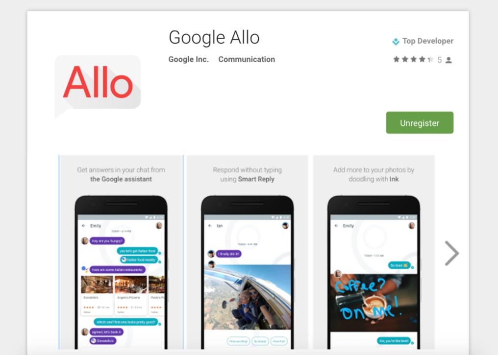 خبير أميركي: استخدام تطبيق الدردشة “جوجل Allo” غير آمن