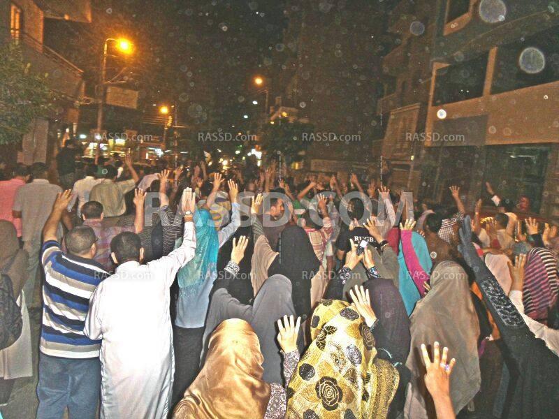 مسيرة مناهضة للانقلاب بطنطا