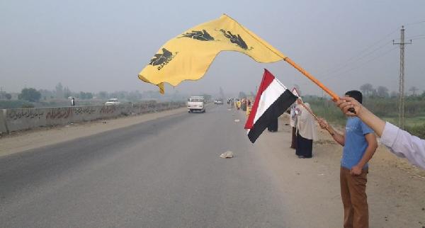 سلسلة بشرية ببلبيس بالشرقية رفضا لحكم العسكر