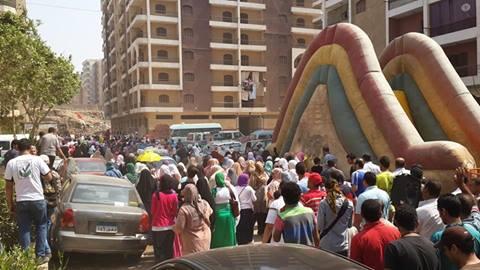 مسيرة حاشدة بالمعادي رفضًا للانقلاب العسكري