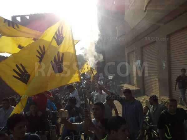 تظاهرة لتحالف دعم الشرعية بالمنوفية