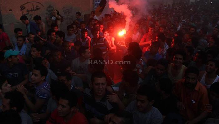 بالصور.. اشتباكات بين الأمن وألتراس نهضاوي بالمطرية