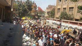 مسيرة بالصف رفضاً للانقلاب العسكري