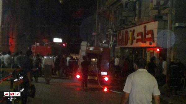 السيطرة على حريق ضخم بمطعم جاد بالاسكندرية