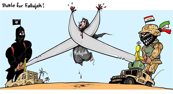 اشتباكات الفلوجة.. أسعار الأدوية.. أبرز كاريكاتيرات اليوم