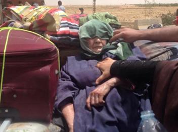 بالصور.. وفاة فلسطينية في الجانب المصري من معبر رفح