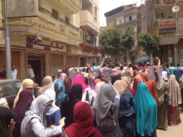 مسيرة حاشدة لرافضى الانقلاب بدمياط تنديدًا بانتخابات العسكر