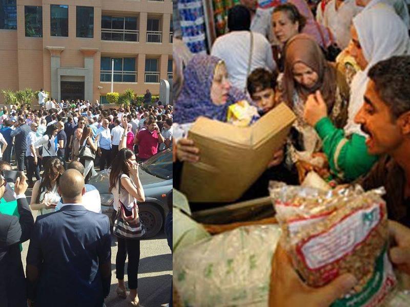 بالصور.. طابور على “كيلو أرز” وآخر على “متر بـ7 آلاف جنيه”