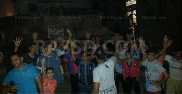 وقفة لطلاب ضد الانقلاب بدمياط