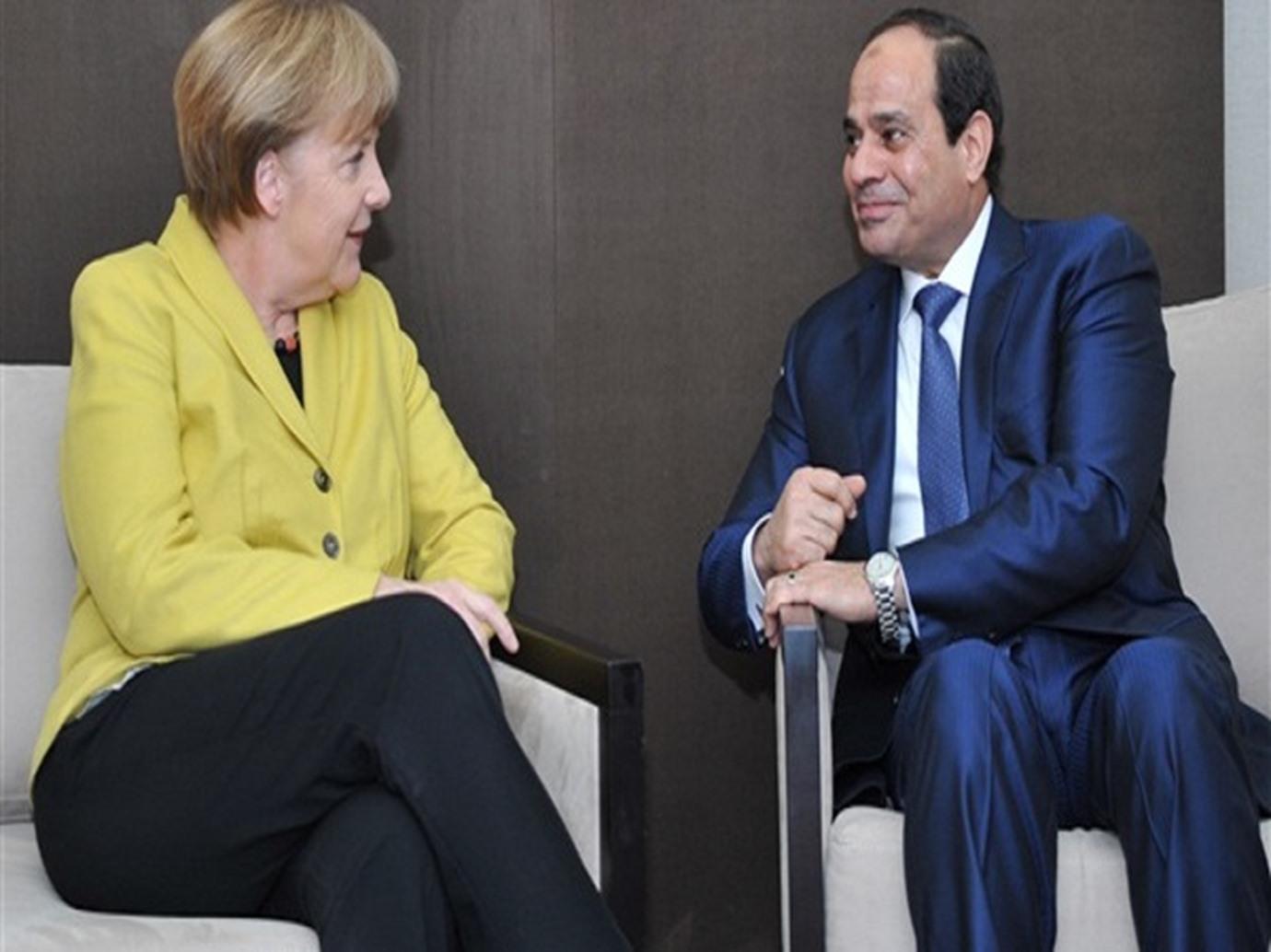 ميركل تلتقي السيسي الأربعاء المقبل في برلين