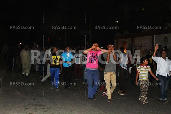 مسيرة رافضة للانقلاب بالشروق