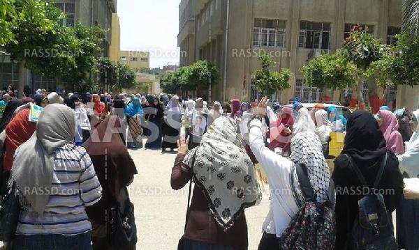 طالبات أزهر المنصورة ينتفضن تضامنًا مع انتفاضة السجون