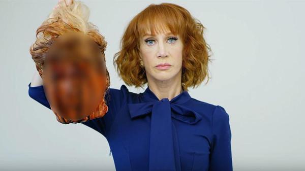 “رأس ترامب المقطوع” يتسبب في حرب على الممثلة كاثي غريفين