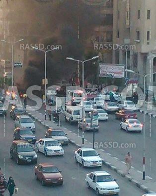 “ألتراس ربعاوي” ببورسعيد يهاجمون سيارات للشرطة