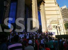 وقفة تضامنية مع الصحفي عبدالله الشامي أمام نقابة الصحفيين