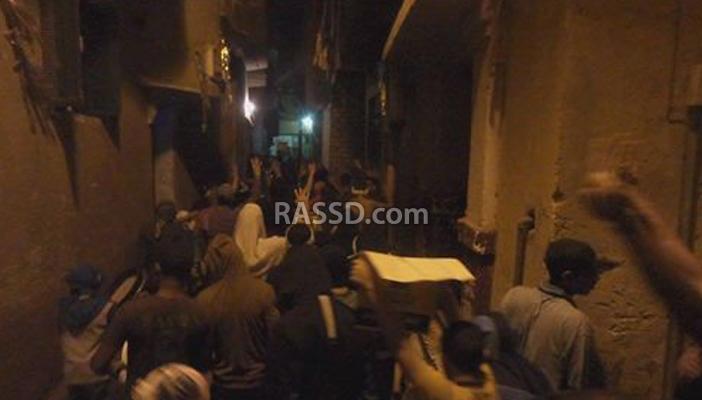 بالصور.. اشتباكات بين الأمن ومعارضي حكم العسكر بالميمون