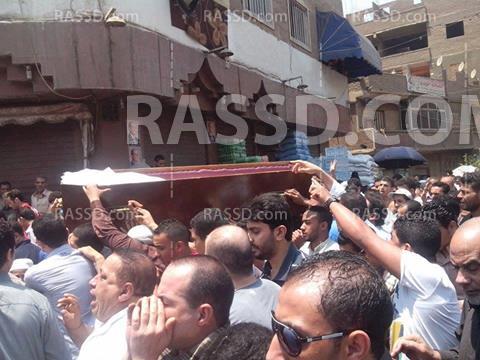 غضب بين أهالي الخصوص عقب تشييع جنازة أحد رافضي الانقلاب