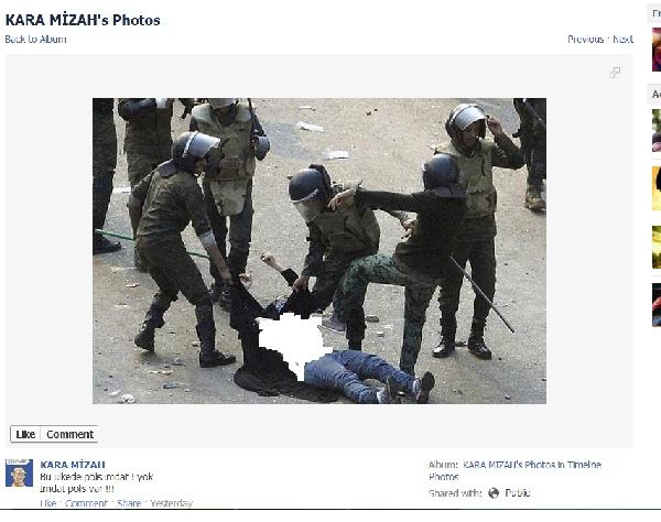 صفحة تركية تثير الجدل بصورة الفتاة المسحولة