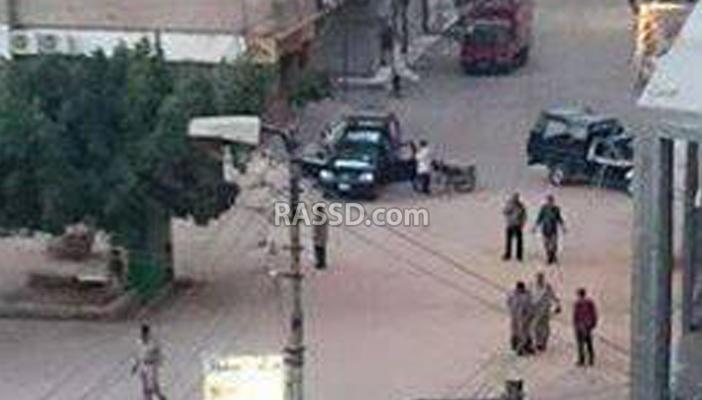 إستنفار أمني وتعطيل المرور بسبب قنبلة بفاقوس